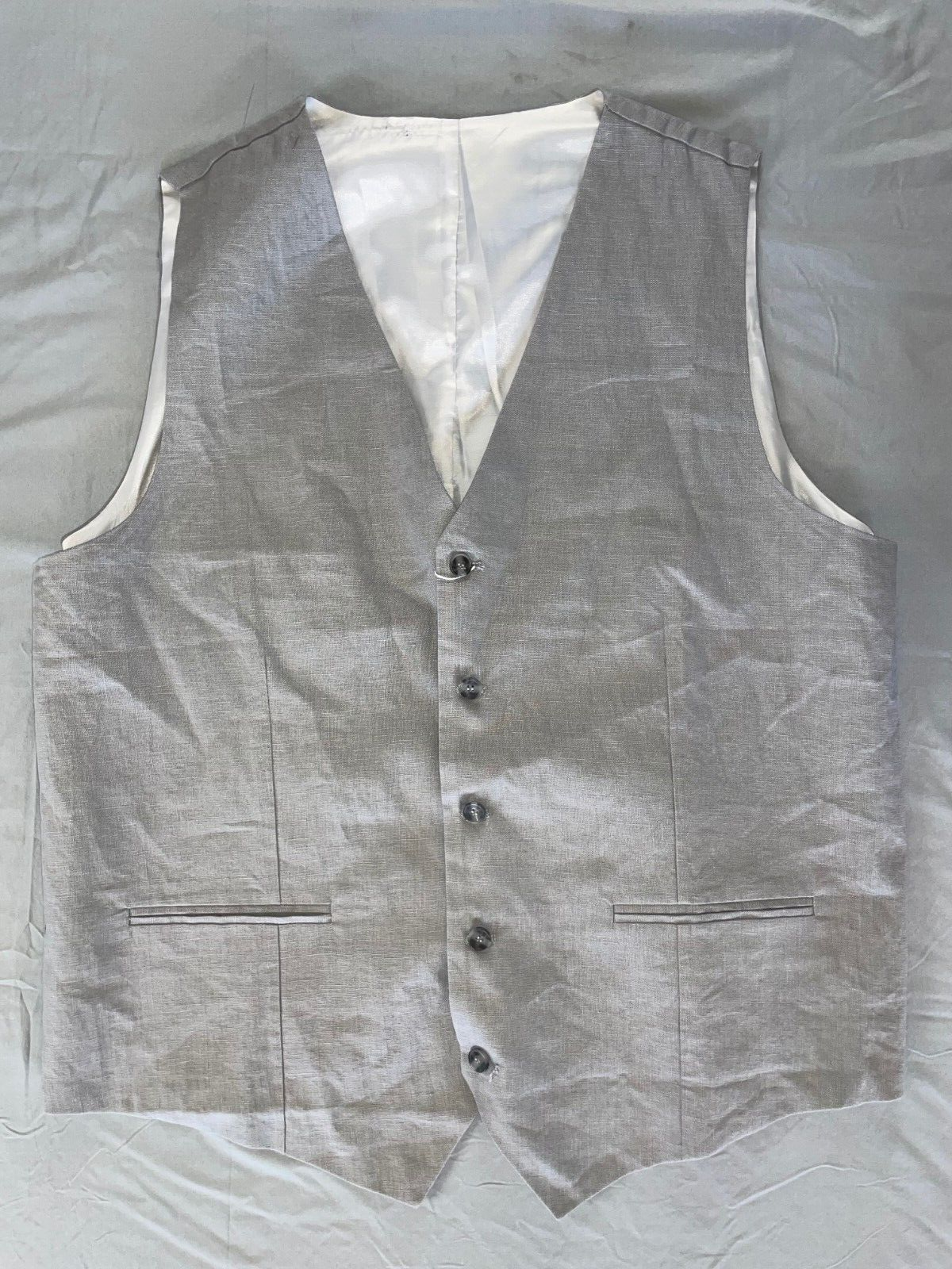 超特価激安 Modelcloth Monaco Cinch Adjustable w/ Vest Linen 100% Lined Clothing