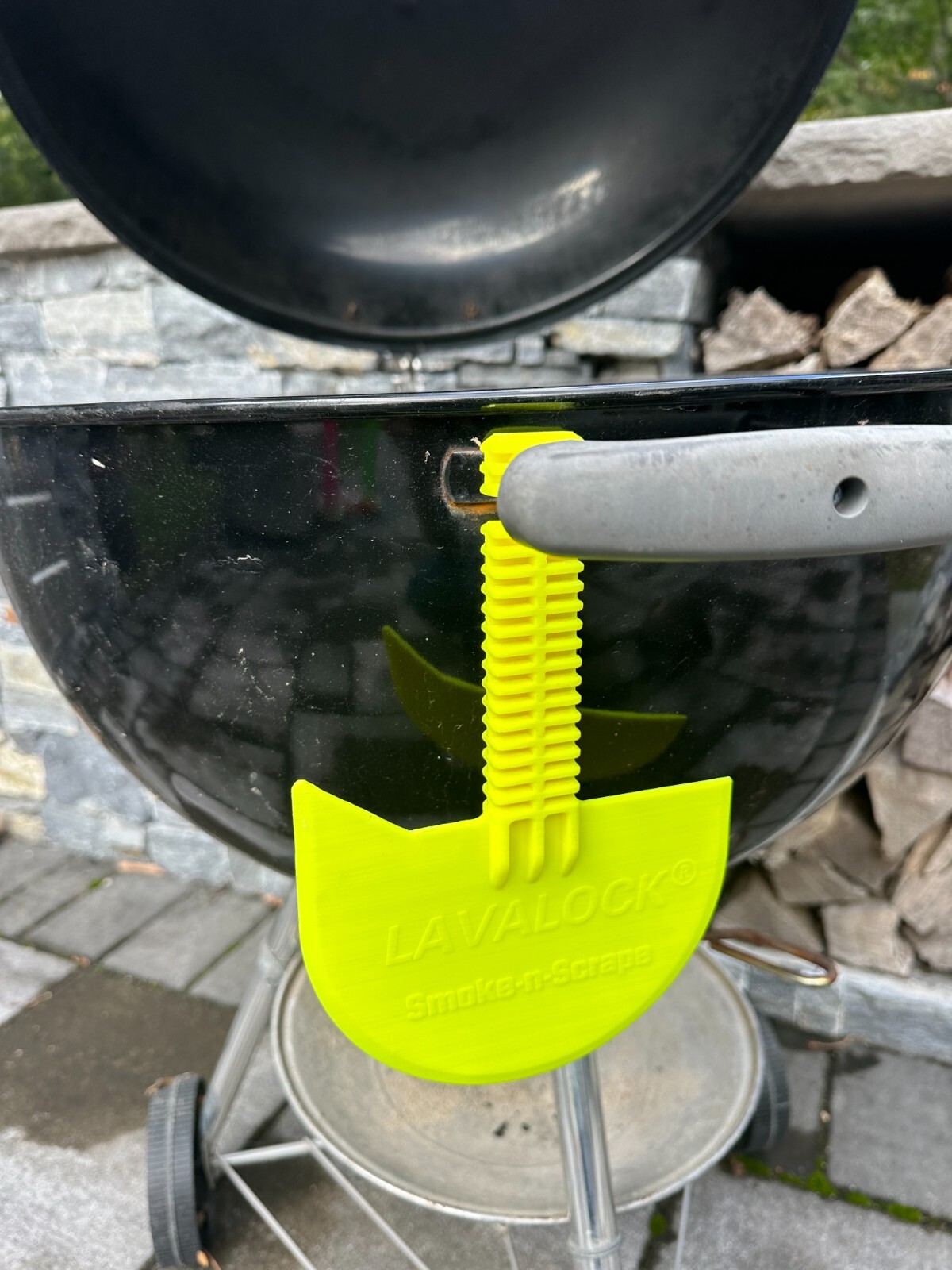 Smok-n-Scrape Grill and Smoker Scraper BBQ Residue Remover Kettle Cleaning Tool