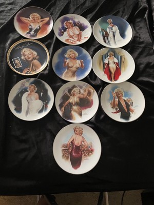 Set Of 20 Marilyn Monroe Plates Delphi Some Still Certificate Of Authenticity.