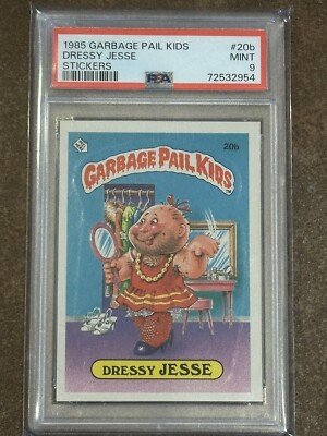 1985 Garbage Pail Kids Series 1 Dressy Jesse 20b PSA 9 Mint GPK OS1