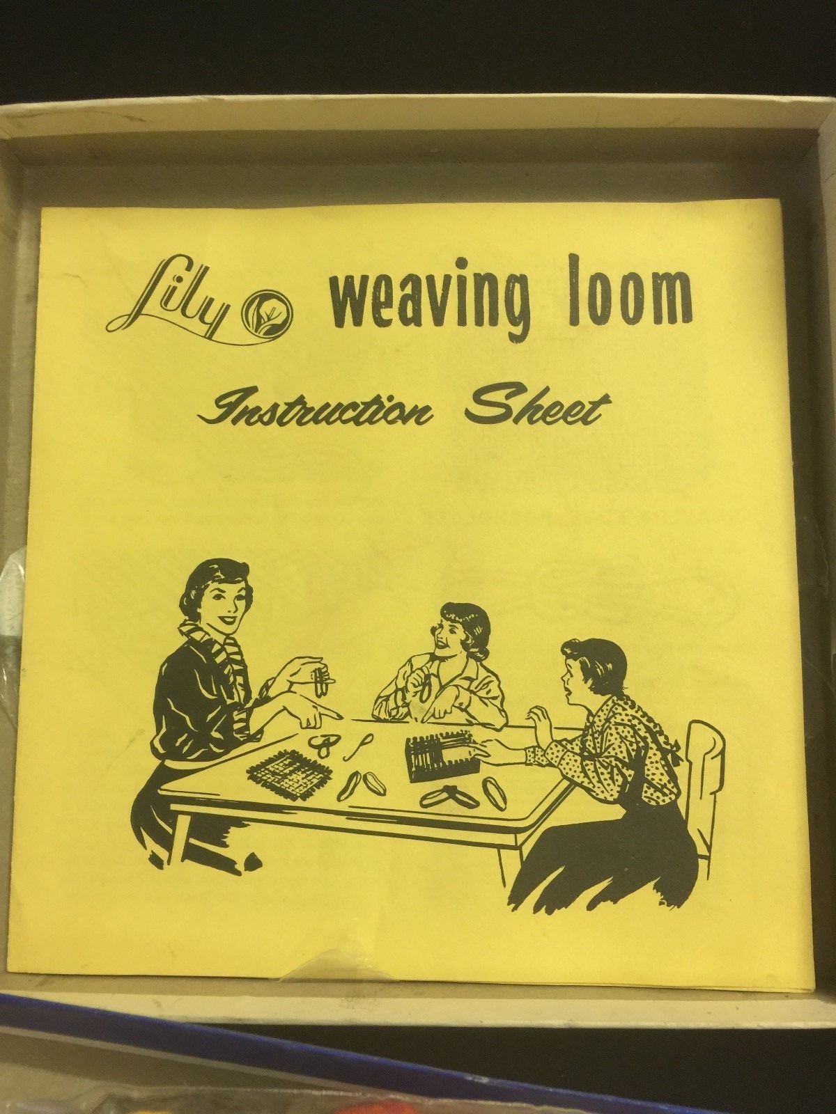 Vintage Lily weaving loom