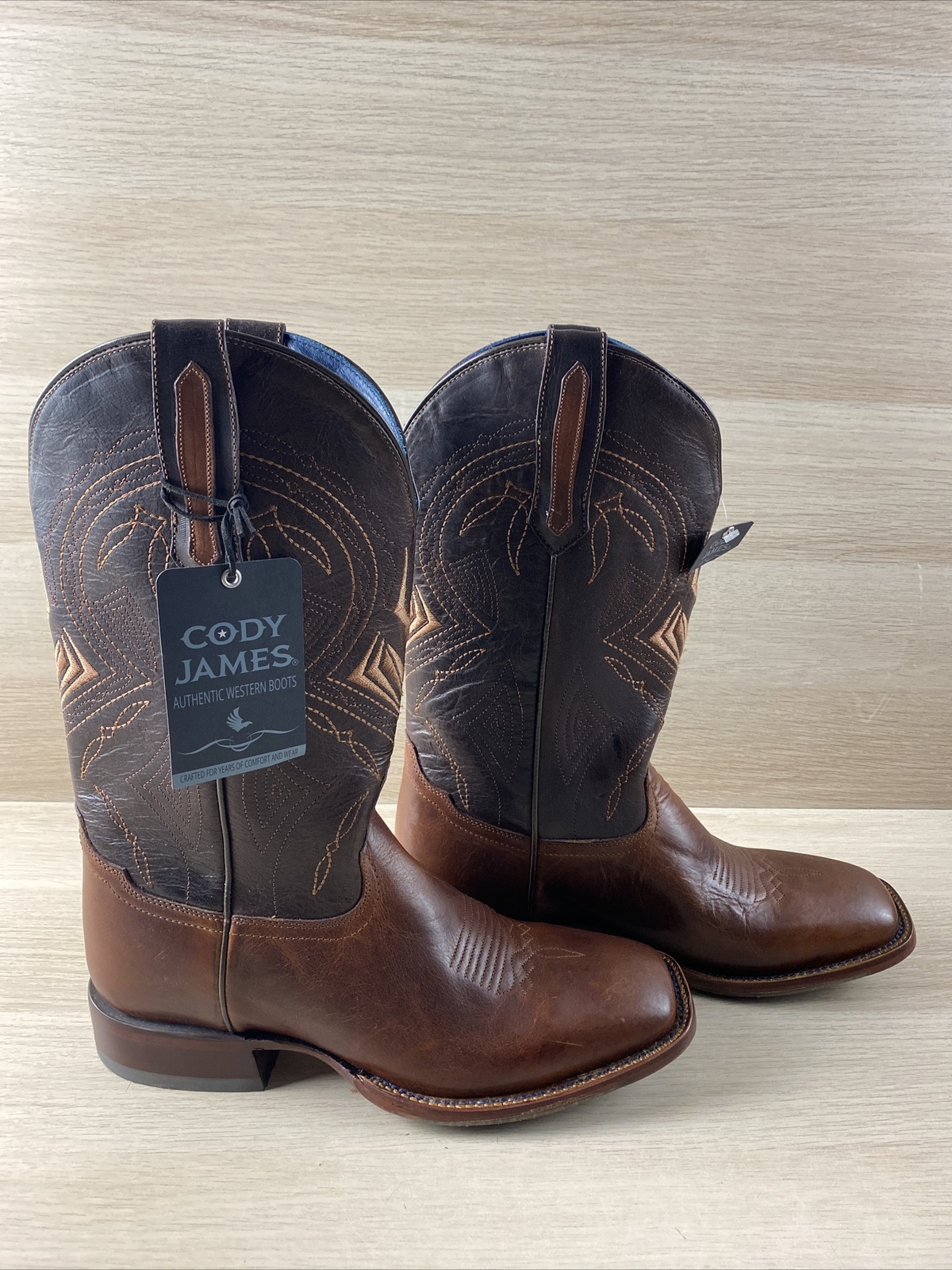 Ботинки Cody James HONEY Brown Leather 