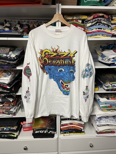 OZZY OSBOURNE VINTAGE LONG SLEEVE CONCERT T SHIRT 90s Tattoo OZZY OSBOURNE VINTAGE LONG SLEEVE CONCERT T SHIRT 90s Tattoo