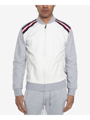 

SEANJOHN Мужская серая эластичная спортивная куртка, Серый, SK211501