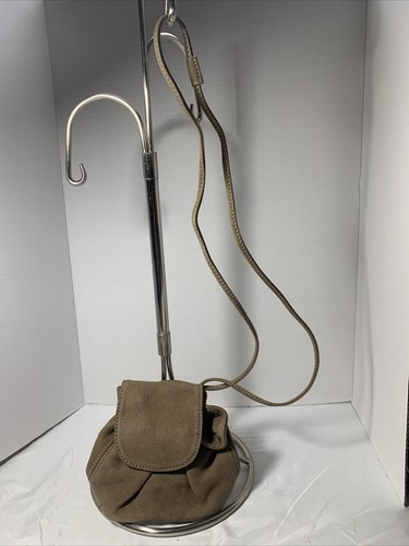 Coach Vintage Small Sonoma Pouch Nubuc Crossbody Light Brown