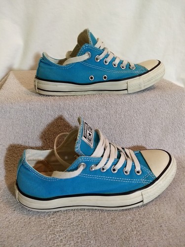 Converse Unisex CTAS Teal Low Sneakers, Size: M5 / W7 #JP25 Converse Unisex CTAS Teal Low Sneakers, Size: M5 / W7 #JP25