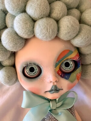 OOAK Custom Blythe Doll  Bubble Blue  By House Of Murdock