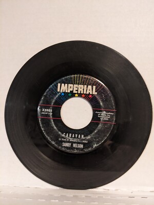 45 ~SANDY NELSON: ''Caravan / Sandy'' 1963 IMPERIAL (G+)