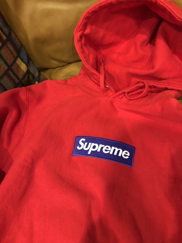 Authentic Supreme Logo Hoodie FW17 