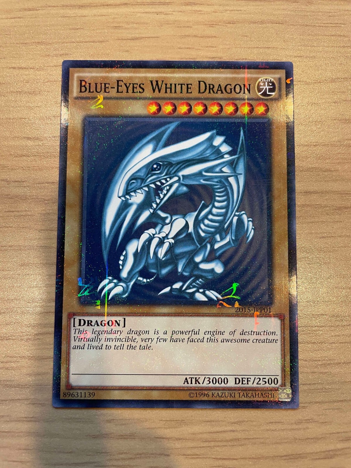 Blue-Eyes White Dragon World Championship Promo 2015-JPP01 Blue-Eyes White Dragon World Championship Promo 2015-JPP01