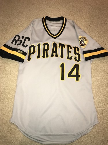 1988 Pittsburgh Pirates Game Used Jersey - Rare - RSC Patch - Ken Oberkfell-