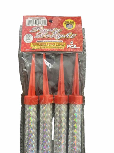Party Delight Holiday Fireworks New Year 4 pcs
