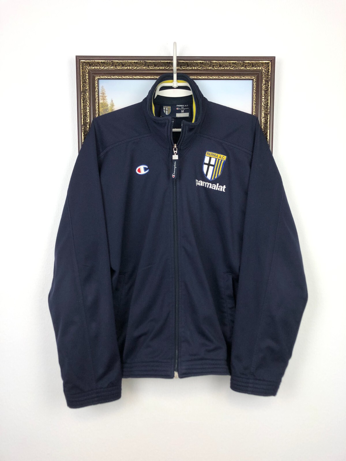 ウェア 90S VINTAGE PARMA champion track jacket Vintage 90's Champion Parma Football Jacket Soccer Track Top