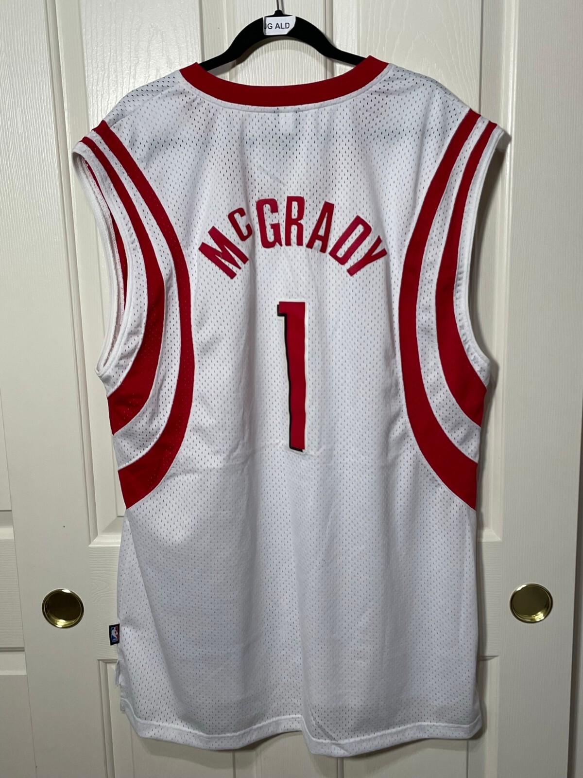NBA Reebok Tracy McGrady Houston Rockets White Stitched