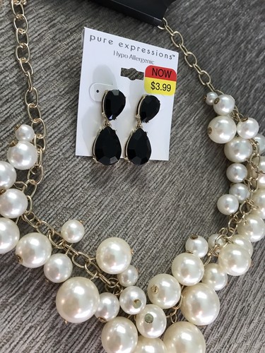 Mixed Jewelry Lot Earrings And Necklace (7) USA Seller New Free Shipping