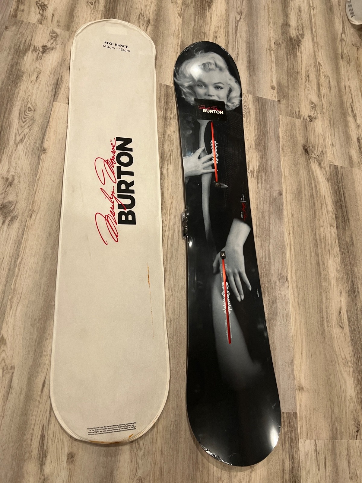 バートン カスタム マリリン・モンロー スノーボード 151cm バートン