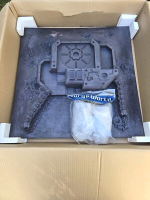 Warhammer Realm Of Battle Imperial Primus Redoubt Forgeworld/w Turret RARE**!