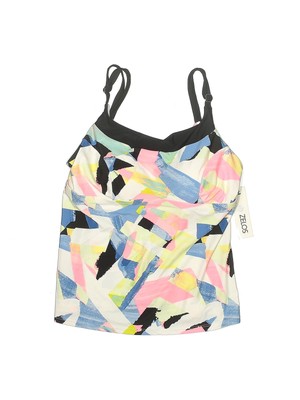 NWT Zelos Women Ivory Swimsuit Top M