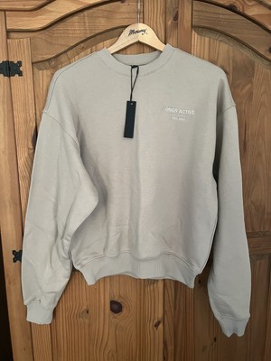 Oner Active All Day Est 2020 Oversized Sweatshirt Sandstone Brown - Small BNWT