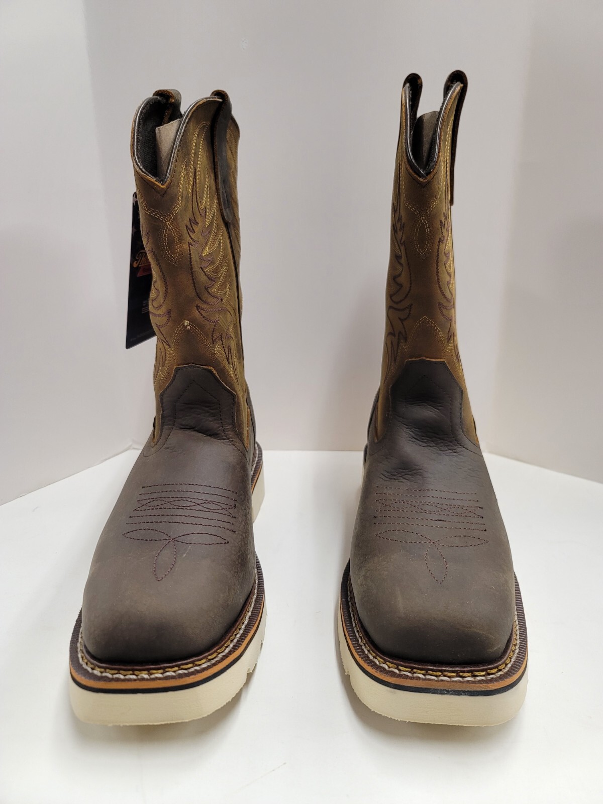 Pre-owned Thorogood 11"  Waterproof Soft Toe Pull On Boot 814-4332 Crazyhorse Made In Usa