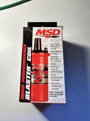 Ignition Coil-Base MSD 8202 Brand New