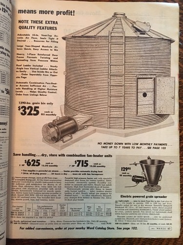 RARE vintage 1968 MONTGOMERY WARD farm catalog 166 Pg  mowers & More FARMING