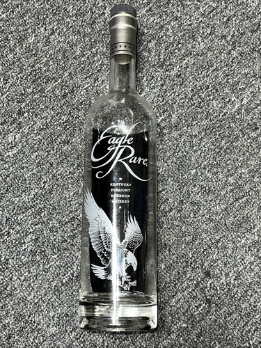 2 - EMPTY Eagle Rare 375ml Bourbon Bottle Collectible Rare Limited