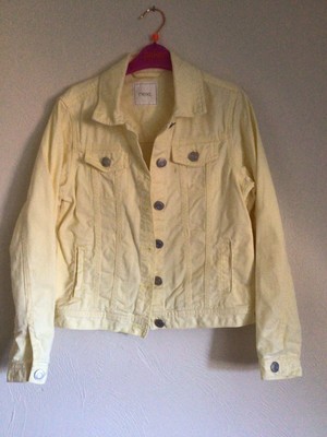 lemon denim jacket