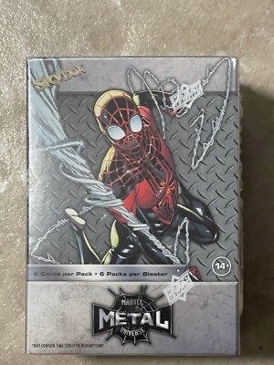2022 Marvel Metal Universe Spider-Man Upper Deck Skybox Blaster Box Sealed New