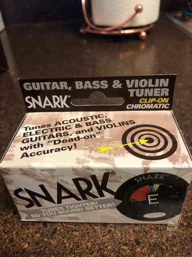 BLACK SNARK SN-5X CHROMATIC HEADSTOCK TUNER FOR GUITAR, BASS, UKE, BANJO & MORE!