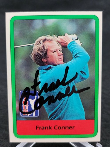 1981 FRANK CONNER DONRUSS AUTOGRAPH PGA TOUR GOLF CARD GUARANTEED AUTHENTIC
