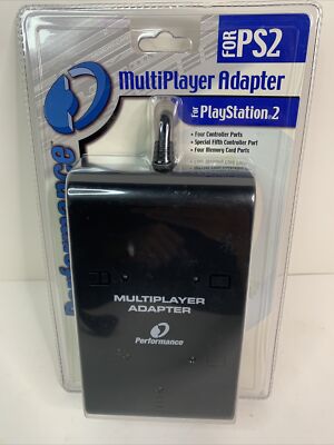 Performance Multiplayer Adapter for Playstation 2 - 5 Controller PS2 Ports NEW