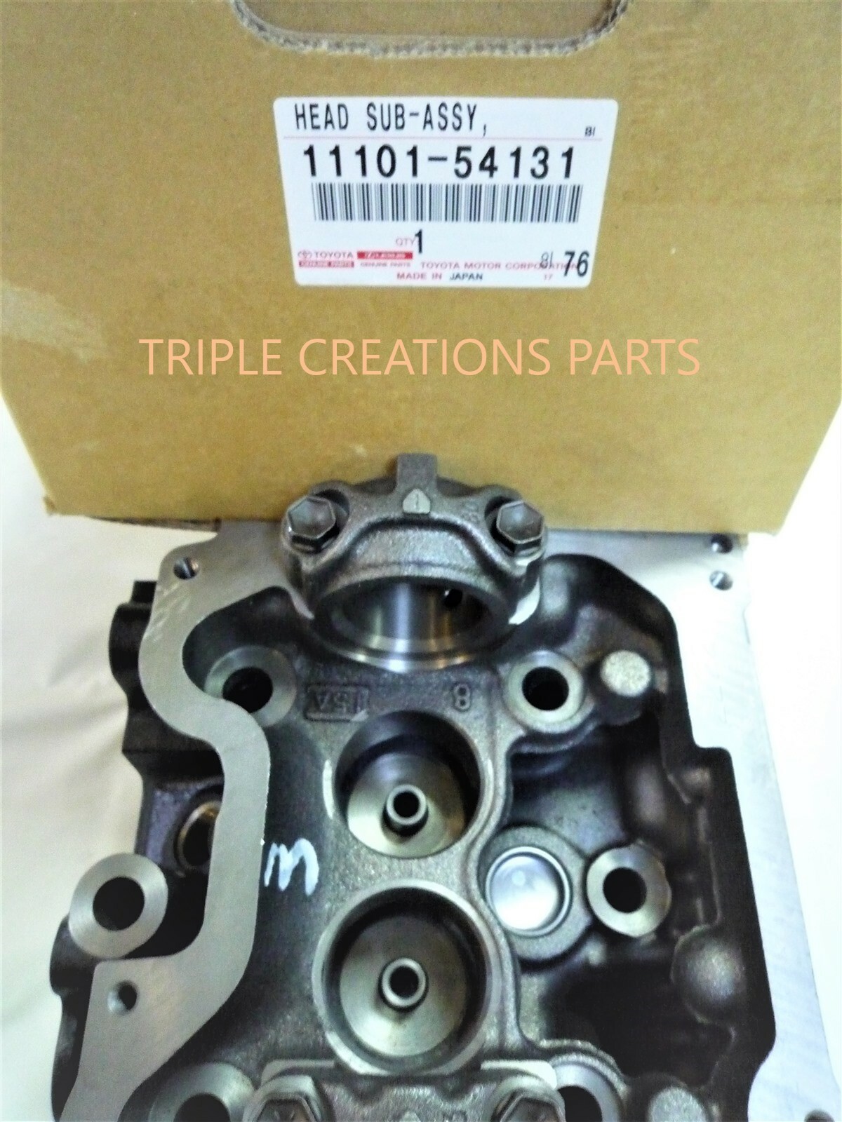 Genuine Toyota 11101-54131 Head Sub-Assy 3L Engine Cylinder