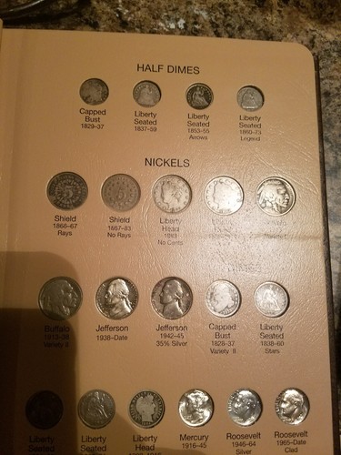 U.S. TYPE COINS & DANSCO ALBUM NICE  ?? 