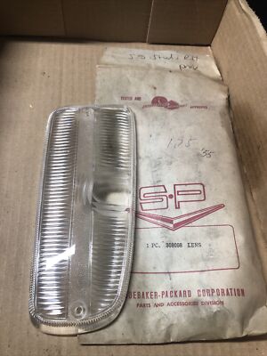 1955 Studebaker Parking Lamp Lens In Box Nos RIGHTHAND SIDE