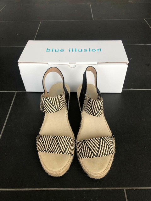 blue illusion espadrilles
