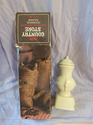 AVON - COUNTRY STORE COFFEE MILL DECANTER - MOONWIND COLOGNE - 5 OZ - VINTAGE