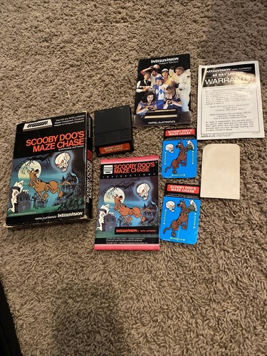Scooby Doo's Maze Chase Intellivision Video Game, 1983
