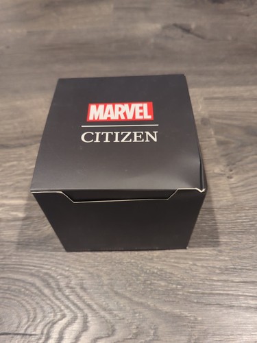 Pre-owned Citizen Eco-drive Marvel Black Panther Men's Wristwatch - Black (ca0297-52w)