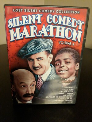 Silent Comedy Marathon, Volume 4 DVD Silent Film Shorts *BUY 2 GET 1 FREE*