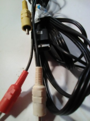 Original PlayStation PS3 PS2 PS1 Console System AV Audio Video Cable Cord