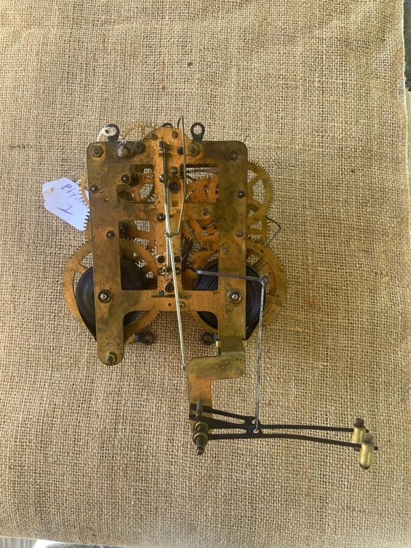 Vintage Plymouth Clock Movement 891M Parts  Repair