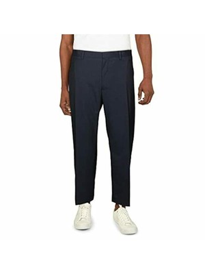 

JM COLLECTION Мужские темно-синие прямые брюки классического кроя, Navy, HY00182401