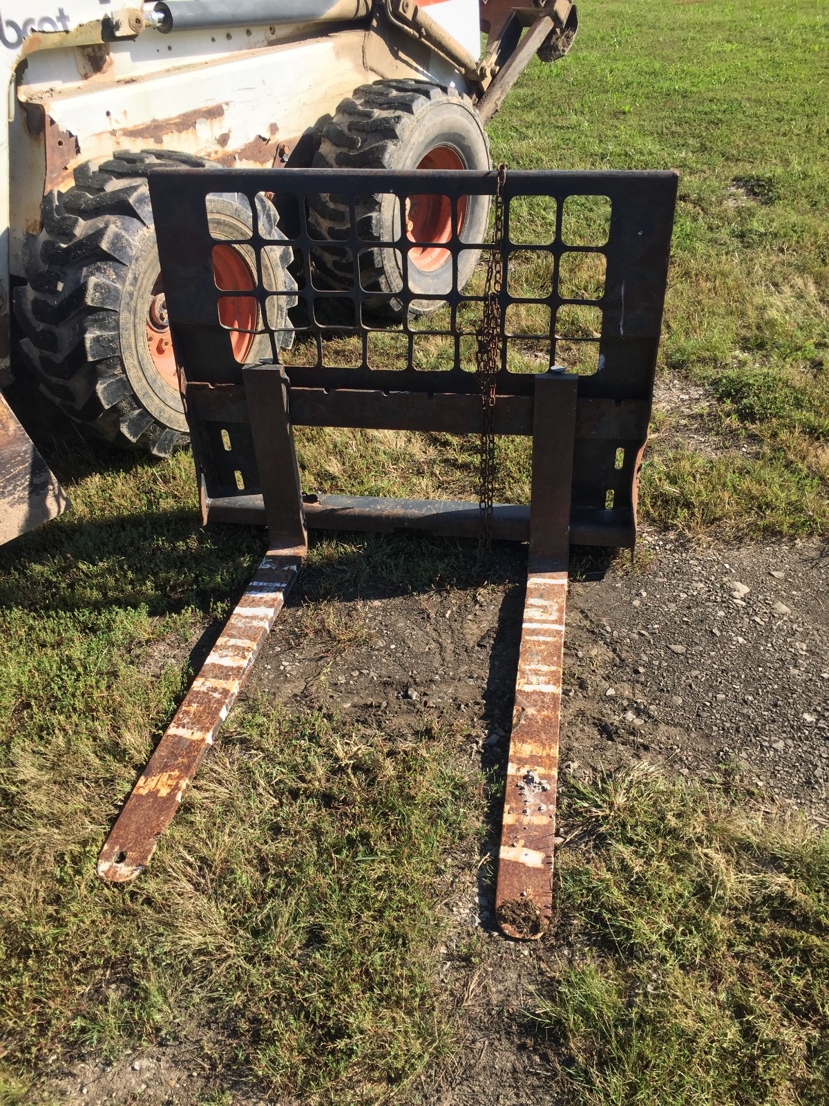 For Sale a 963 Bobcat, with a seven and a half foot bucket, scarfire, and forks.