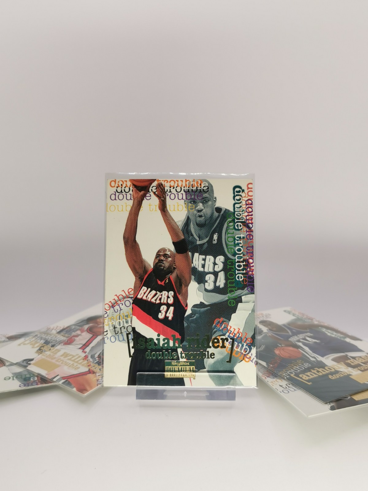 NBA Skybox Lot Double Trouble (Rider,  Jackson,  Williams,  Hill,  Mason) 5 Cards