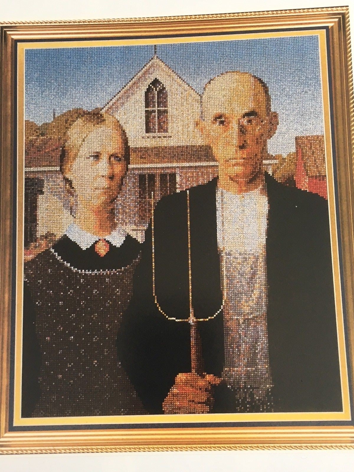 Fine Arts Heritage - American Gothic - Cross Stitch Pattern or Needlepoint