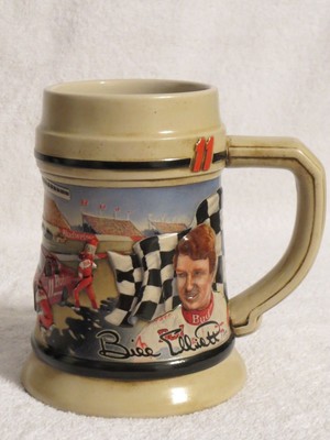 -O-BE-AMI 1993 Budweiser Stein Mug Anheuser Busch Junior Johnson Bill Elliot