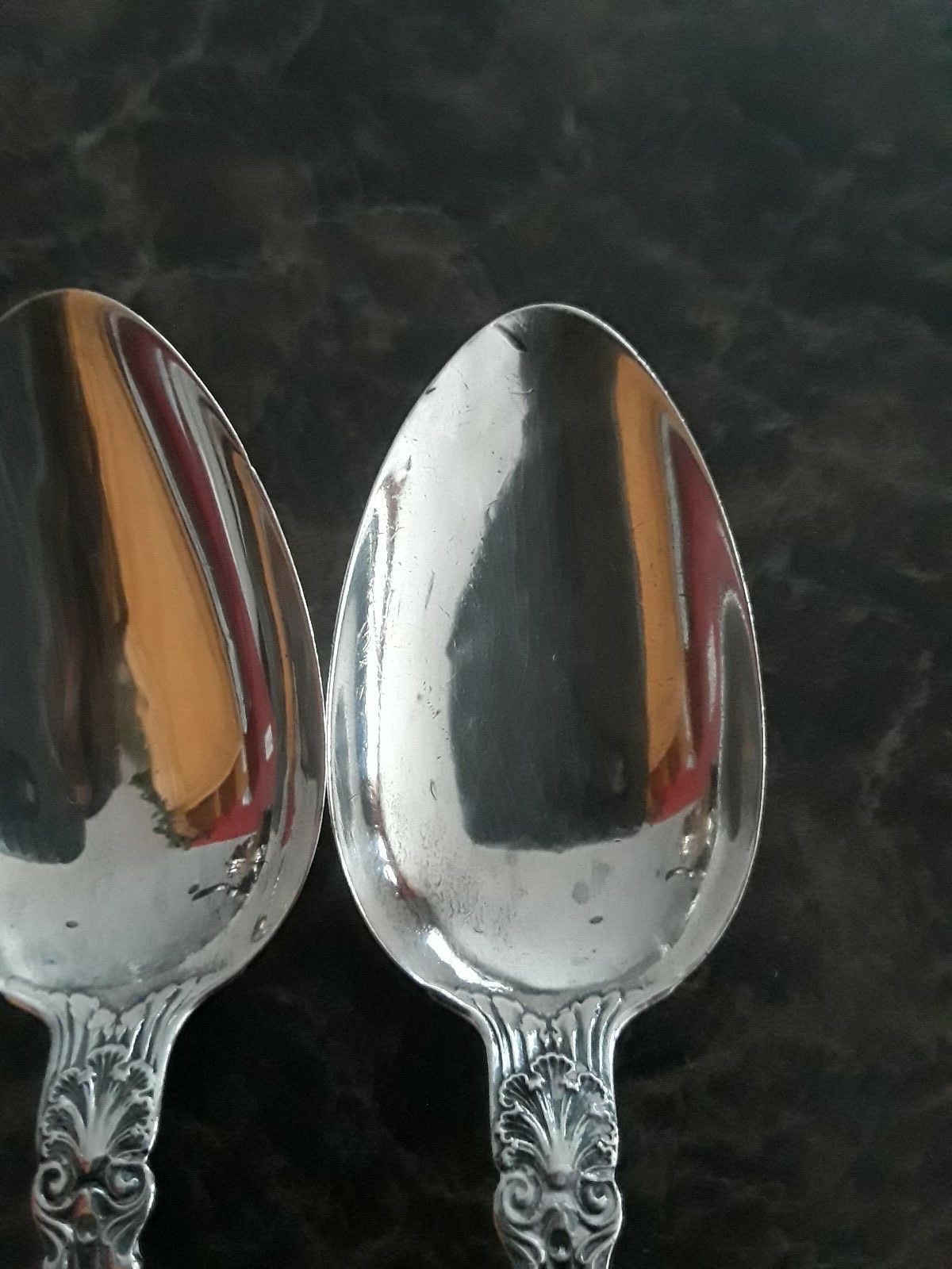 1901 King Edward Sterling Silver Teaspoons Qty.6 No Mono