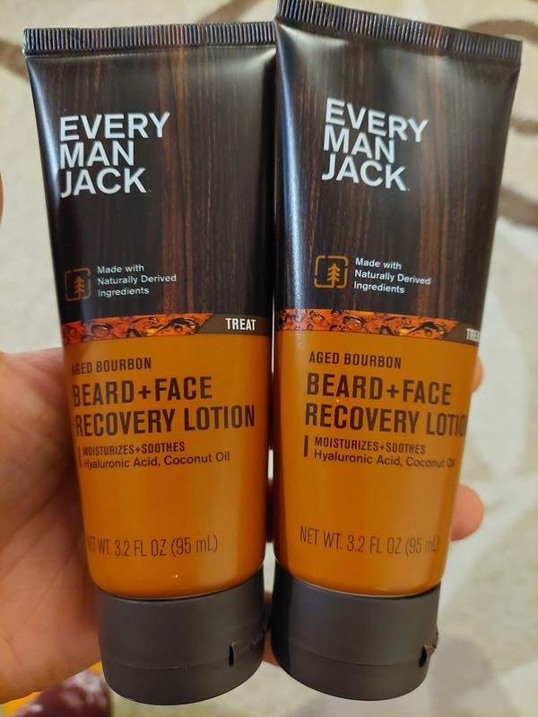 Every Man Jack Beard + Face Recovery Lotion-Moisturizes Reliev...
