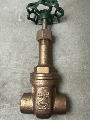 Jenkins Bros Fig. 1242 Gate Valve 1'' 125 WSP 200 OWG Solder